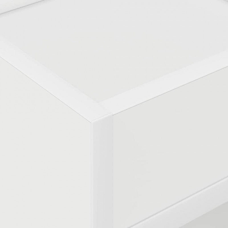 Stolik końcowy 2 pcs Biały 30 x 30 x 56 cm