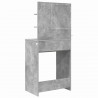 Toaletki do sypialni z półką Betonowy szary 80 x 39,6 x 135 cm