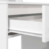 Toaletki do sypialni Wysoki połysk biały 80 x 39,6 x 135 cm