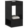 Stolik końcowy 2 pcs Czarny Dąb 30 x 30 x 56 cm