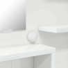 Toaletki do sypialni Wysoki połysk biały 80 x 39,6 x 135 cm