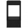 Stolik końcowy 2 pcs Czarny Dąb 30 x 30 x 56 cm