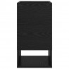 Stolik końcowy 2 pcs Czarny Dąb 30 x 30 x 56 cm