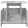 Stół pod telewizor 2 pcs Betonowy szary 50 x 35 x 45 cm