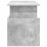 Stół pod telewizor 2 pcs Betonowy szary 50 x 35 x 45 cm