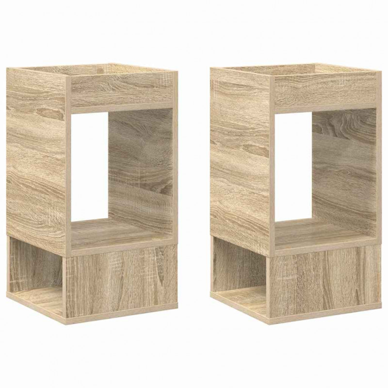 Stolik końcowy 2 pcs Dąb Sonoma 30 x 30 x 56 cm