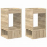 Stolik końcowy 2 pcs Dąb Sonoma 30 x 30 x 56 cm