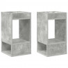 Stolik końcowy 2 pcs Betonowy szary 30 x 30 x 56 cm