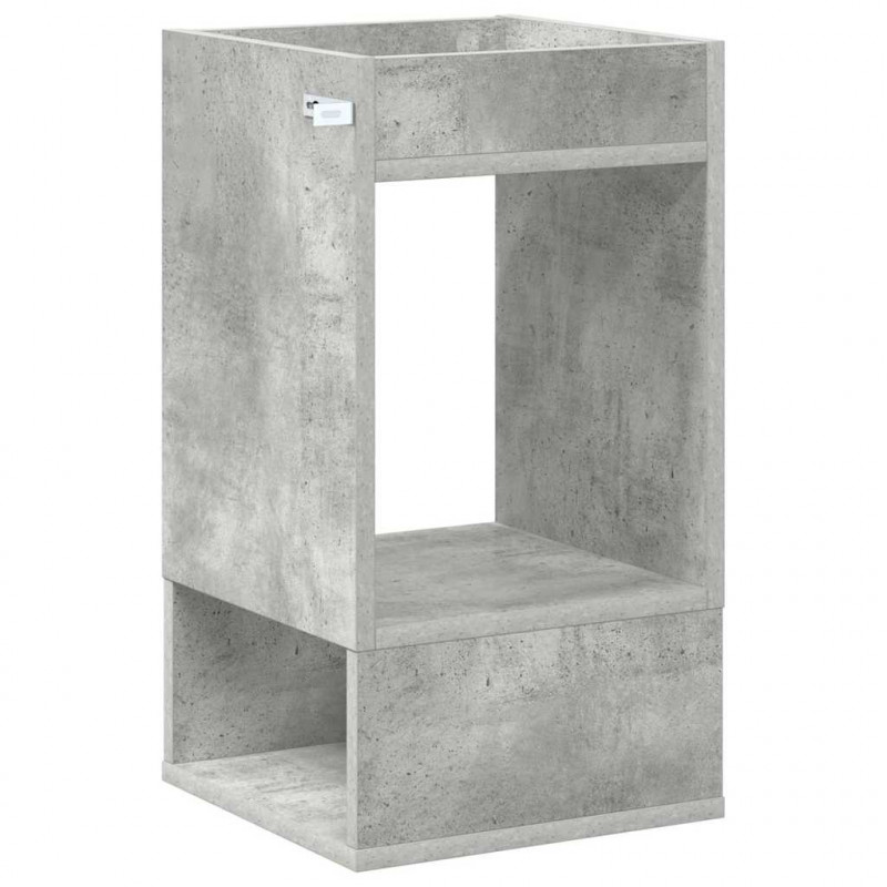 Stolik końcowy 2 pcs Betonowy szary 30 x 30 x 56 cm