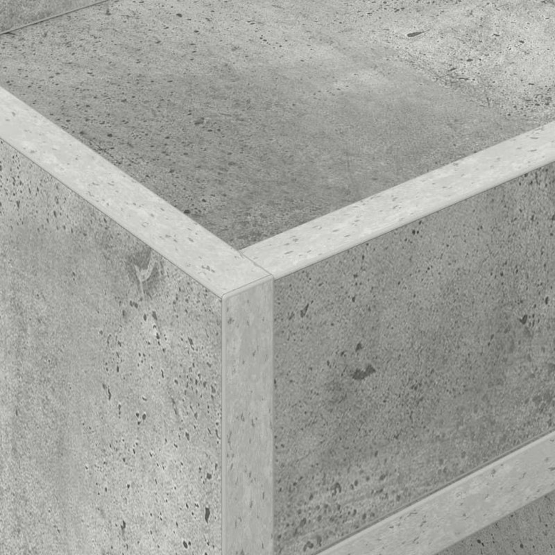 Stolik końcowy 2 pcs Betonowy szary 30 x 30 x 56 cm