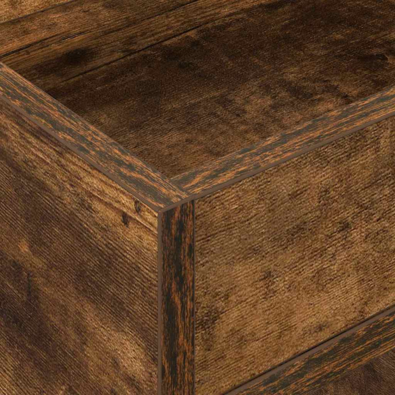 Stolik końcowy 2 pcs Dąb wędzony 30 x 30 x 56 cm