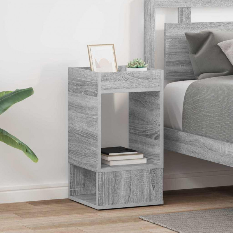 Stolik końcowy 2 pcs Szary Sonoma 30 x 30 x 56 cm
