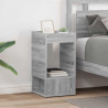 Stolik końcowy 2 pcs Szary Sonoma 30 x 30 x 56 cm