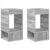 Stolik końcowy 2 pcs Szary Sonoma 30 x 30 x 56 cm