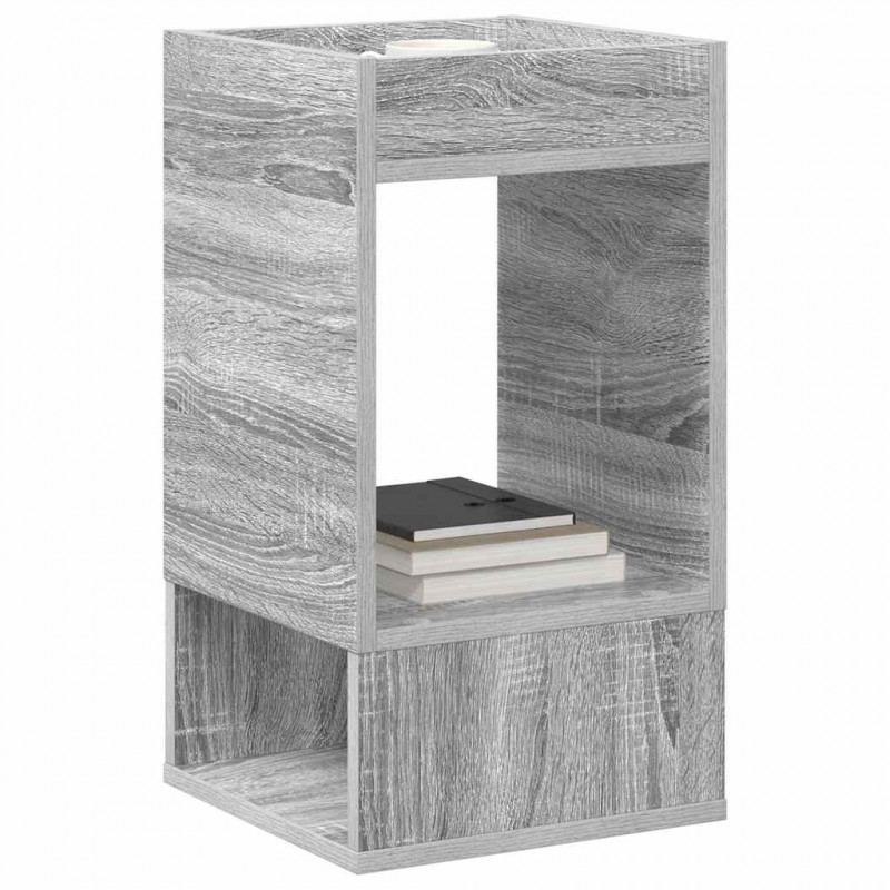 Stolik końcowy 2 pcs Szary Sonoma 30 x 30 x 56 cm