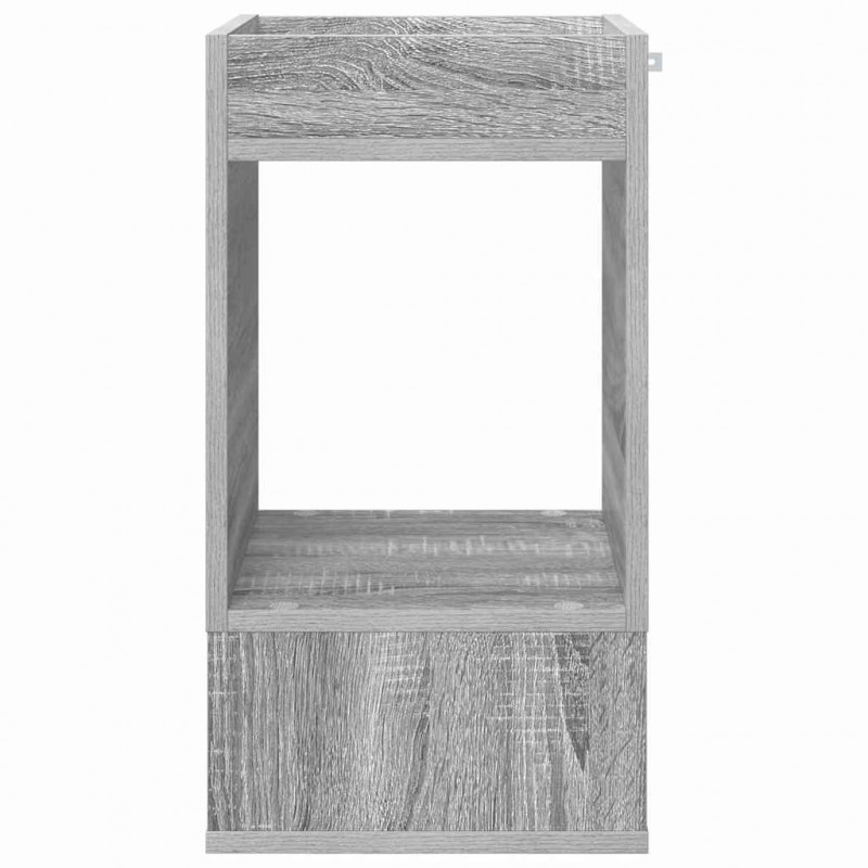 Stolik końcowy 2 pcs Szary Sonoma 30 x 30 x 56 cm
