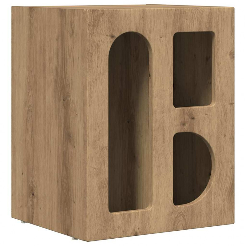 Stolik nocny 2 pcs Dąb rzemieślniczy 40 x 35 x 50 cm