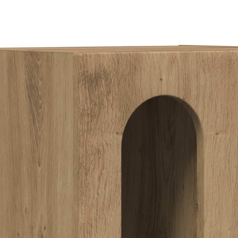 Stolik nocny 2 pcs Dąb rzemieślniczy 40 x 35 x 50 cm