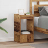 Stolik końcowy 2 pcs Stare drewno 30 x 30 x 56 cm