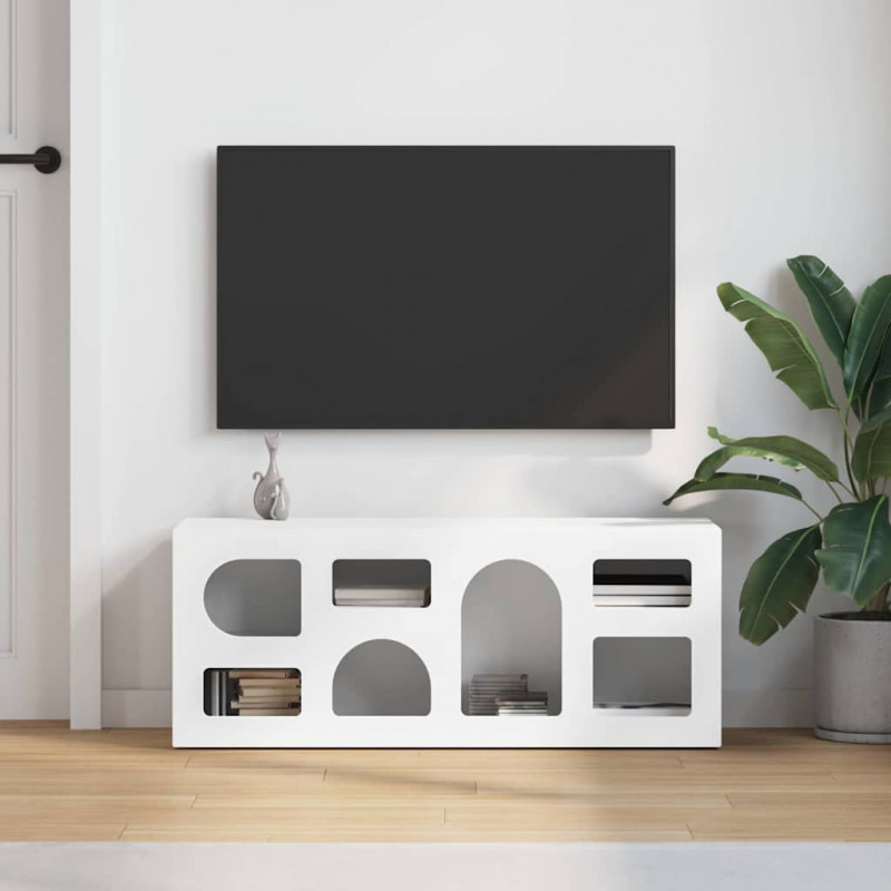 Szafka pod telewizor Biały 100 x 35 x 40 cm