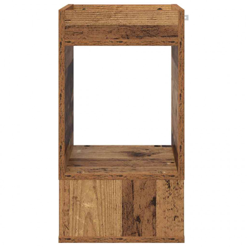 Stolik końcowy 2 pcs Stare drewno 30 x 30 x 56 cm