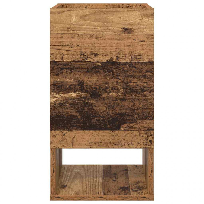 Stolik końcowy 2 pcs Stare drewno 30 x 30 x 56 cm