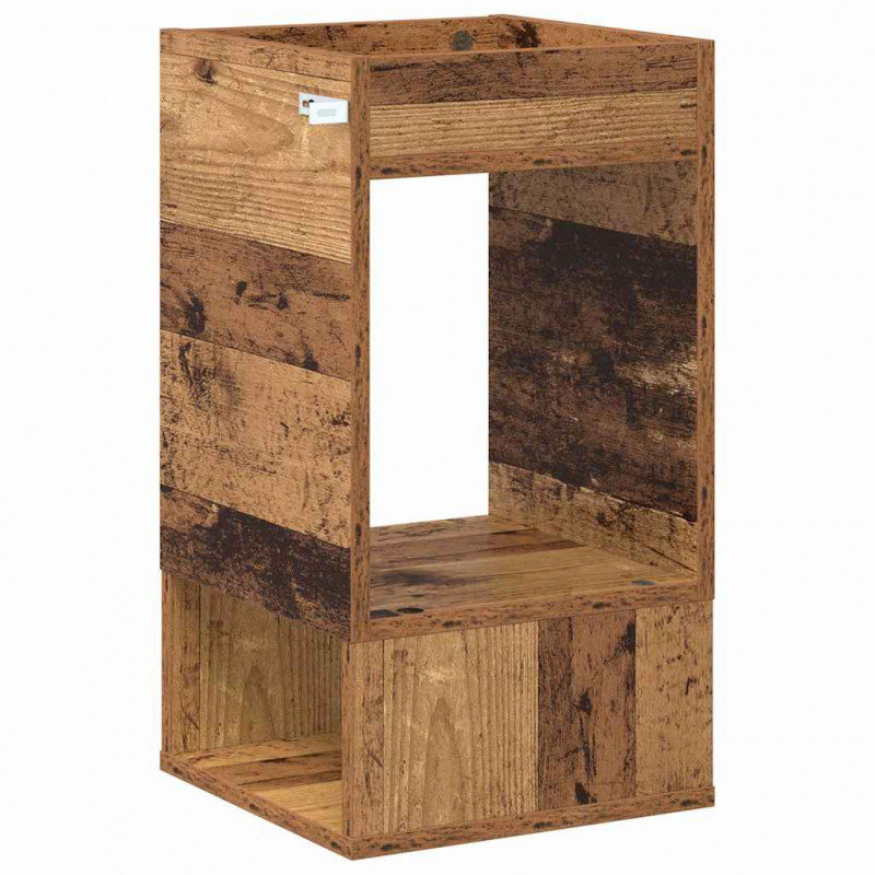 Stolik końcowy 2 pcs Stare drewno 30 x 30 x 56 cm