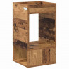 Stolik końcowy 2 pcs Stare drewno 30 x 30 x 56 cm