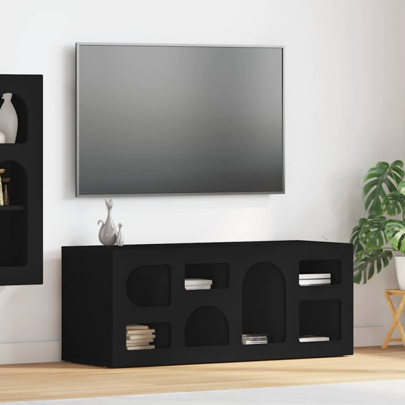 Szafka pod telewizor Czarny 100 x 35 x 40 cm