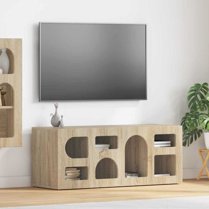 Szafka pod telewizor Dąb Sonoma 100 x 35 x 40 cm