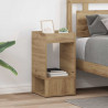 Stolik końcowy 2 pcs Dąb rzemieślniczy 30 x 30 x 56 cm