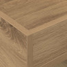 Stolik końcowy 2 pcs Dąb rzemieślniczy 30 x 30 x 56 cm