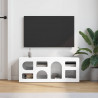 Szafka pod telewizor Wysoki połysk biały 100 x 35 x 40 cm
