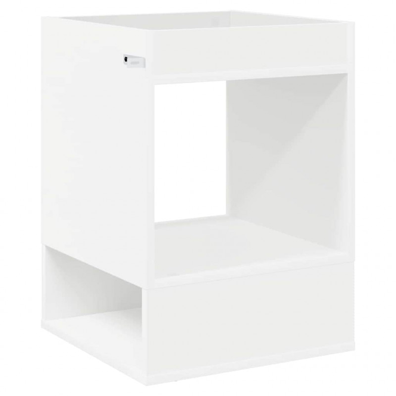 Stolik końcowy 2 pcs Biały 40 x 40 x 56 cm