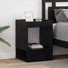 Stolik końcowy 2 pcs Czarny Dąb 40 x 40 x 56 cm
