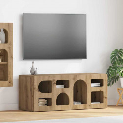 Szafka pod telewizor Dąb rzemieślniczy 100 x 35 x 40 cm