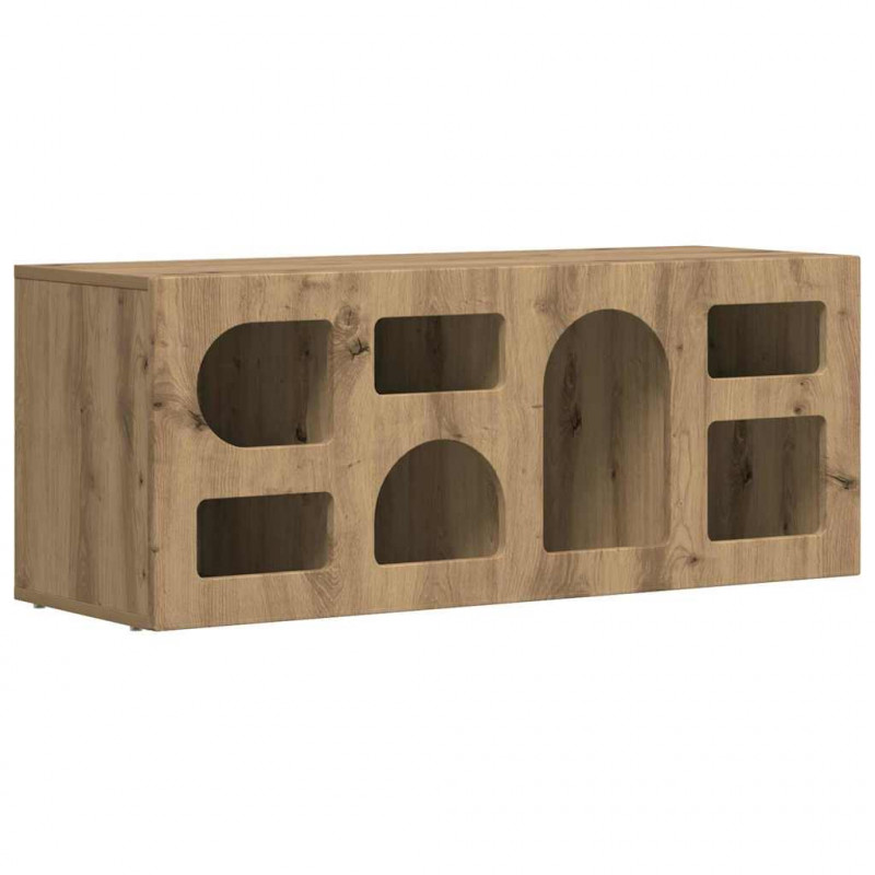 Szafka pod telewizor Dąb rzemieślniczy 100 x 35 x 40 cm