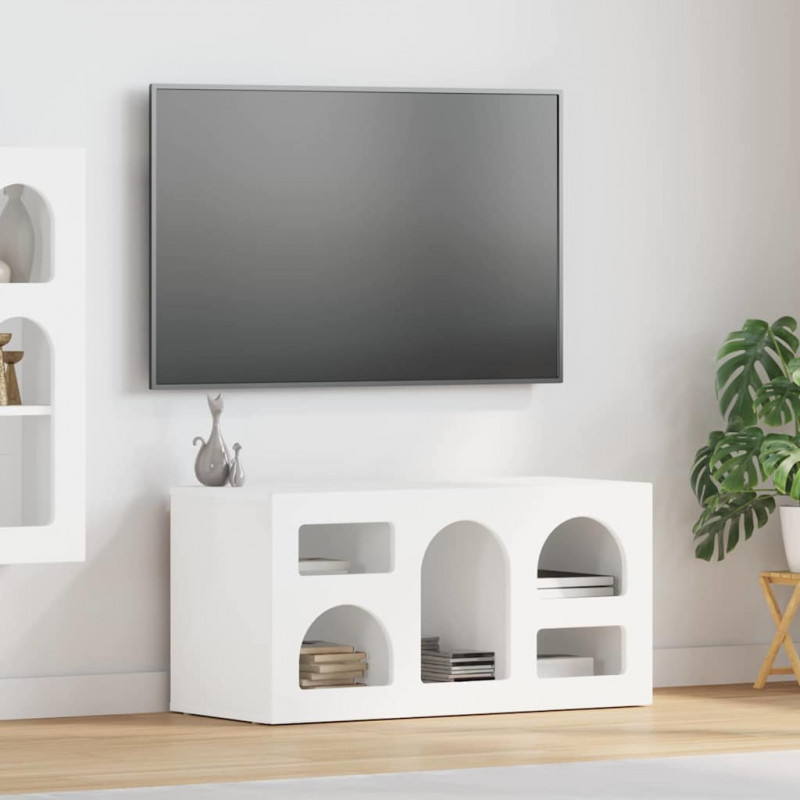 Szafka pod telewizor Biały 80 x 35 x 40 cm