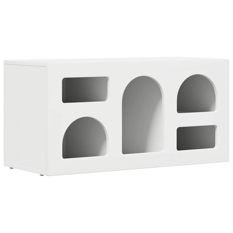 Szafka pod telewizor Biały 80 x 35 x 40 cm