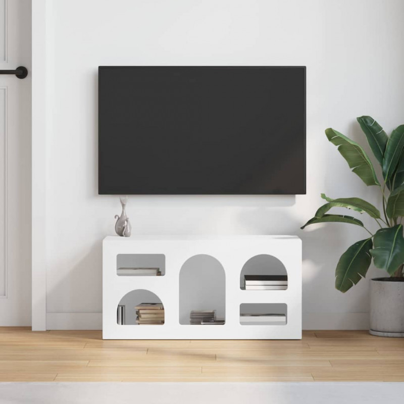 Szafka pod telewizor Biały 80 x 35 x 40 cm