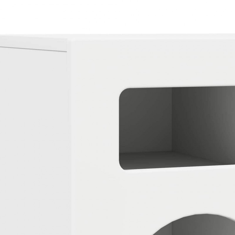 Szafka pod telewizor Biały 80 x 35 x 40 cm