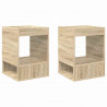Stolik końcowy 2 pcs Dąb Sonoma 40 x 40 x 56 cm