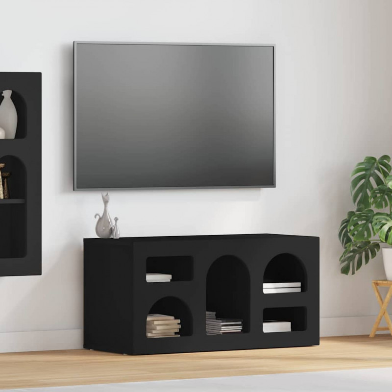 Szafka pod telewizor Czarny 80 x 35 x 40 cm
