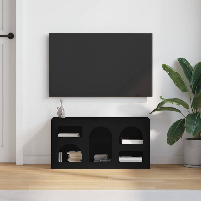 Szafka pod telewizor Czarny 80 x 35 x 40 cm
