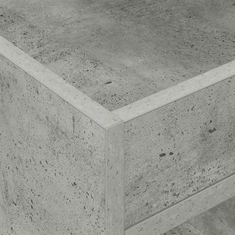 Stolik końcowy 2 pcs Betonowy szary 40 x 40 x 56 cm