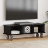 Stół pod telewizor Czarny Dąb 100 x 35 x 35 cm