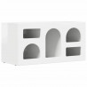 Szafka pod telewizor Wysoki połysk biały 80 x 35 x 40 cm