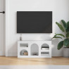 Szafka pod telewizor Wysoki połysk biały 80 x 35 x 40 cm