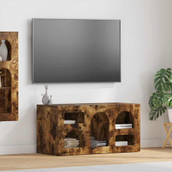 Szafka pod telewizor Dąb wędzony 80 x 35 x 40 cm