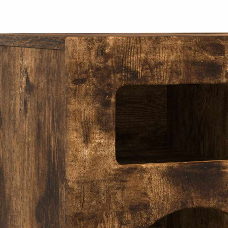 Szafka pod telewizor Dąb wędzony 80 x 35 x 40 cm